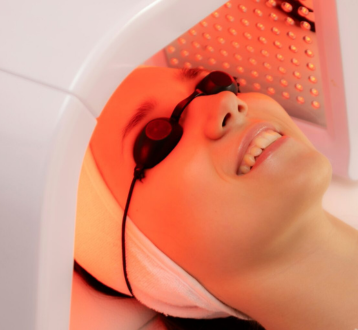 Girl Getting Intense Pulsed Light (IPL) Treatment in Las Vegas, NV | Center for Aesthetic Medicine